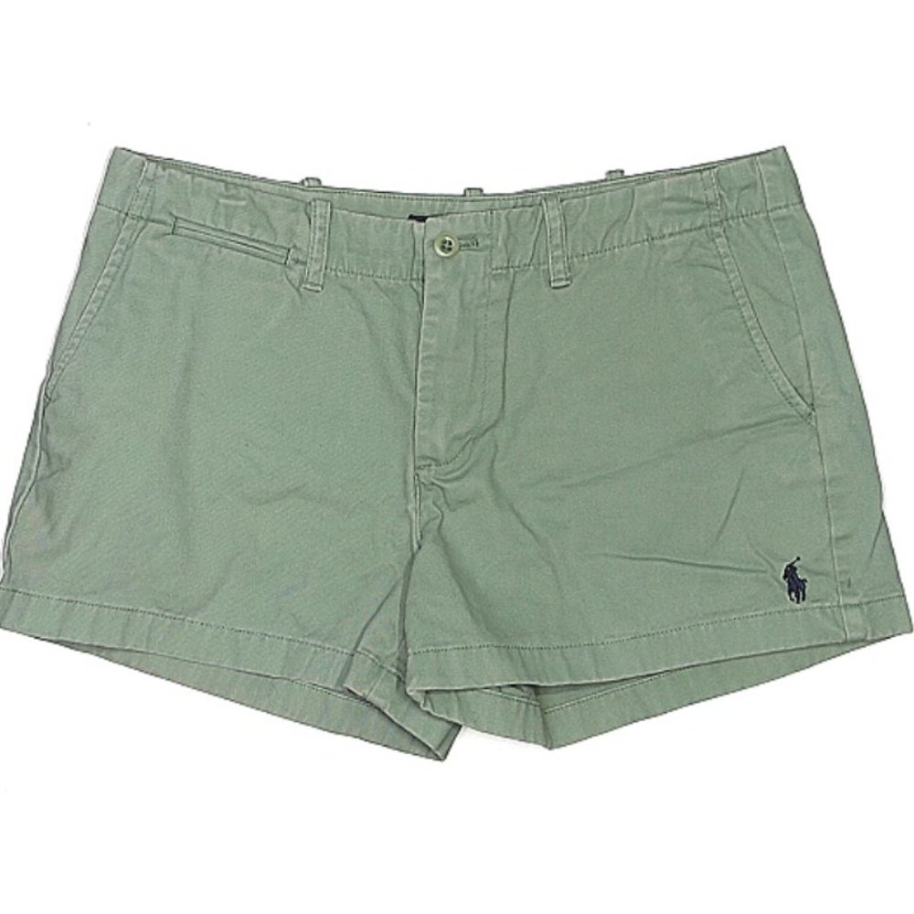 Ralph Lauren Sport Green Khaki Shorts Size 6